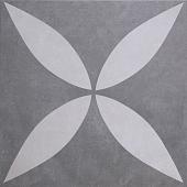 GeoCeramica® 60x60x4 Ambi. Antra Flower
