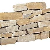 Stapelblokken bourgogne geel 10-15cm