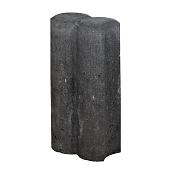 Palissadeband rond zwart 6x25x50cm