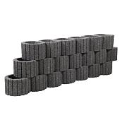 Rechthoekflor zwart 40x60x25cm