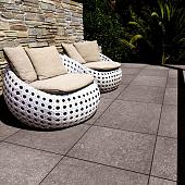 GeoCeramicaÆ 60x60x4 BB stone  Dark Grey gebruikt