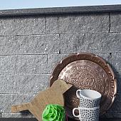 Rox splitsteen 37,7x9x8,9 cm Noors grijs