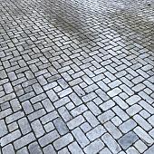 Gebruikte marmeren straatstenen, 20x10x en 10x10x5, losgestort