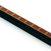 ACO Slimline gootelement + rooster CorTen 100 cm