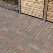 DF 21x7x8 cm bruin-zwart (zonder facet, met deklaag)