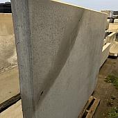 B-KEUS Profi- Keerwand grijs 155 cm hoog, 199 cm Lang, ca.94-100 cm voet