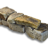 Zandsteen stapelblokken xx rustiek losgestort