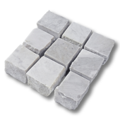 Marmer kinderkoppen 6x8 cm rustiek