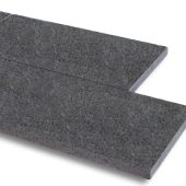 Gabbro tegel 60x90x3 cm rustiek