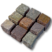 Porfier kinderkoppen 4x6 cm rustiek