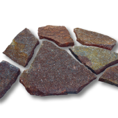 Porfier tegel 2-5 cm rustiek