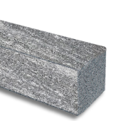 Gneis stapelblokken 12x12x230 cm gezaagd, gevlamd met facet