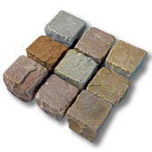 Zandsteen kinderkoppen 4x6 cm rustiek