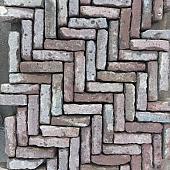 Oude gebakken waalformaten rood paars Renswoude op pallets)