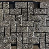 Gebruikte betonklinkers, 7 cm zwart, type Lobith, (op pallets)