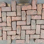 Oude gebakken keiformaten Limmen rood (op pallets)