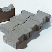 H-Profiel 8 cm grijs (mini-facet, met deklaag) 36 st. per laag