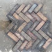 Gebruikte betonnen dikformaten bont Brons (op pallets)