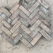 Gebruikte betonnen dikformaten bont Brons (op pallets)