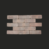 Nieuw gebakken dikformaten Bloemendaal rood-paars, getrommeld