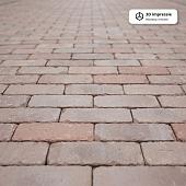 Gebakken Waalformaat Kastanje Bruin - Zwart Getrommeld