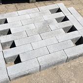 DF 21x7x8 cm grijs (zonder facet, met deklaag)