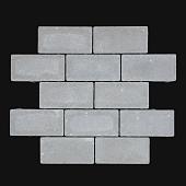 BSS 20x10x8 cm grijs (mini-facet, met deklaag)