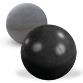 Bol voor paalmuts diam. 12 cm grijs