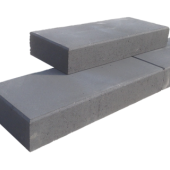 Traptrede (strak) 100x40x16 zwart