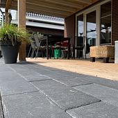 Vezano 40x15x8 cm zwart (mini-facet, met deklaag)