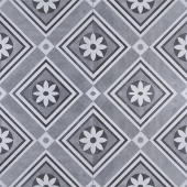 GeoCeramica topplaat Concreet Flower Decorate 60x60x1 cm