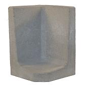 L-Hoeksteen 60x40x40 cm grijs