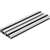 Structusol aluminium profiel st16 lengte 2,4 m met rubber profiel