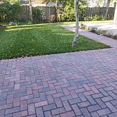 Betonstraatsteen 6 cm rood/zwart komo