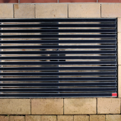 ACO Schoonlopermat rubberstroken 75x50 cm