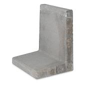 Betonnen L-element 50x50x80 grijs