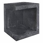 Betonnen U-hoekelement 40x40x50 cm zwart