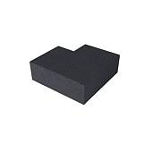 Schellevis oud hollandse trap hoekstuk 90° (40/20) binnen carbon 60x60 cm