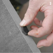 Solidor afstandhouder muur zelfklevend 6 mm