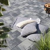H2O comfort square 20x30x6 cm nero/grey