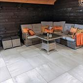 H2O comfort square 60x60x4 cm concrete