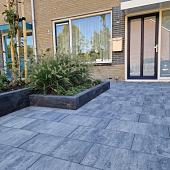H2O comfort square 60x30x5 cm nero/grey