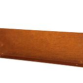 Kantopsluiting double (flg) corten 300x16,5