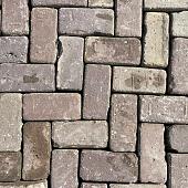 Oude gebakken keiformaten Lobith Rood (op pallets)