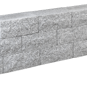 Castle rock g603 rockface 35x17.5x15 cm. 2 zijdes gekloofd rest gezaagd