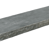 Afdekplaat blue moon rockface 100x35x4 cm. 3 ruwe zijdes + waterkering