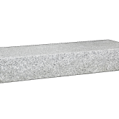 Traptrede g603 grijs piazzo 15x35x100 cm. gevlamd + facet