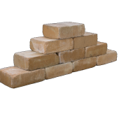 Tumbelwall getr, 30x20x10 cm mont blanc