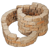 Promo wall mont blanc 17/24x15x10cm