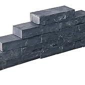 Slimwall black beauty rockface 40x16x8 cm. 2 ruwe zijdes